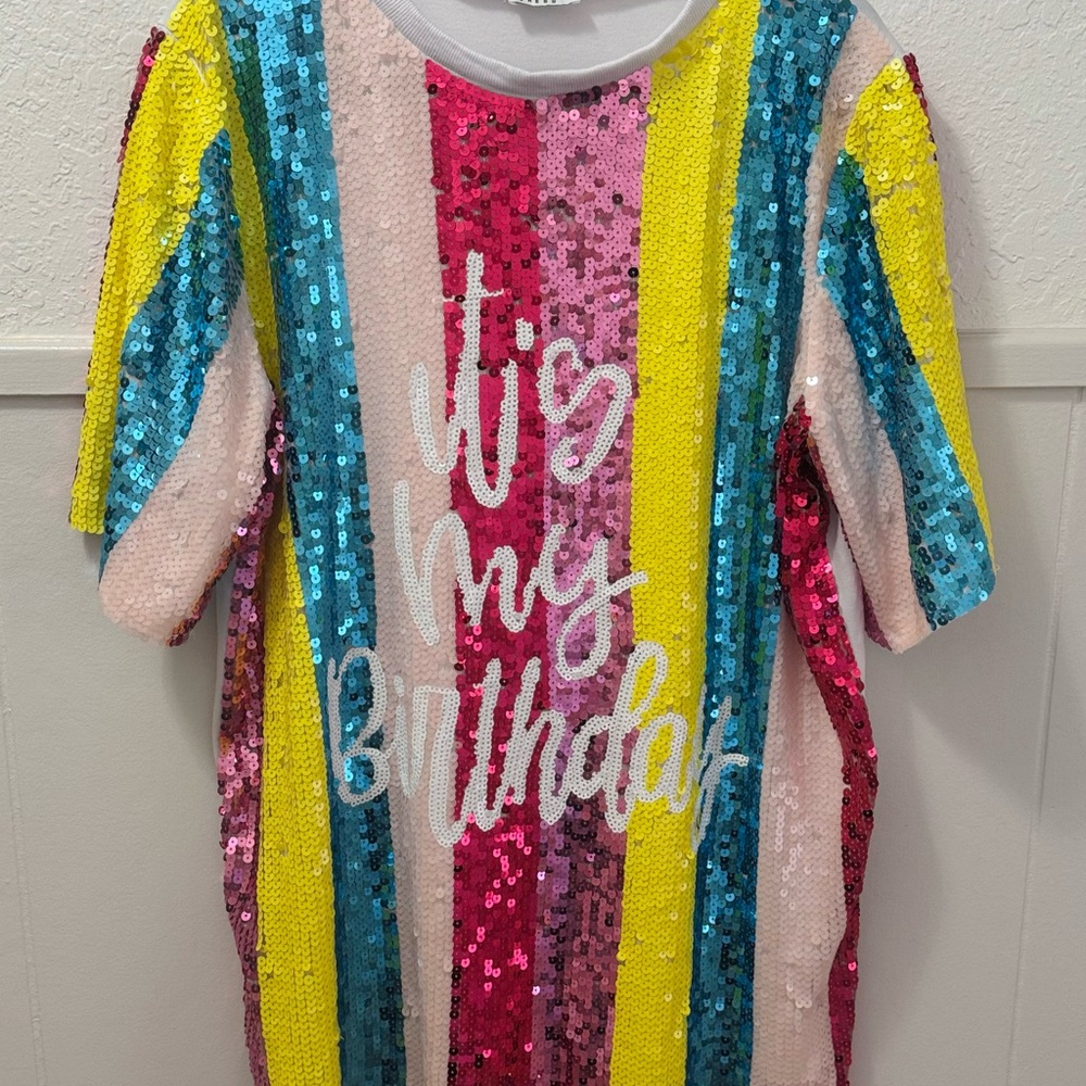 It’s My Birthday Sequin Dress